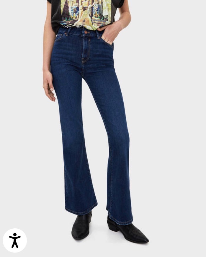 Social Bershka - Calças Flare