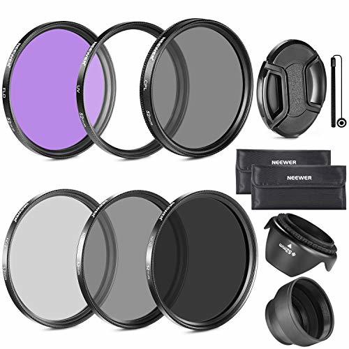 Electrónica Neewer Filtro para Lentes de 52 mm Accesorio Kit