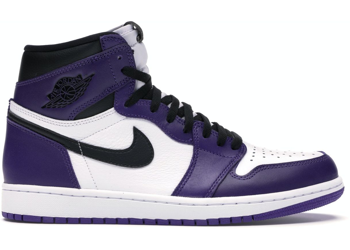 Social Jordan 1 Retro High Court Purple White - 555088-500
