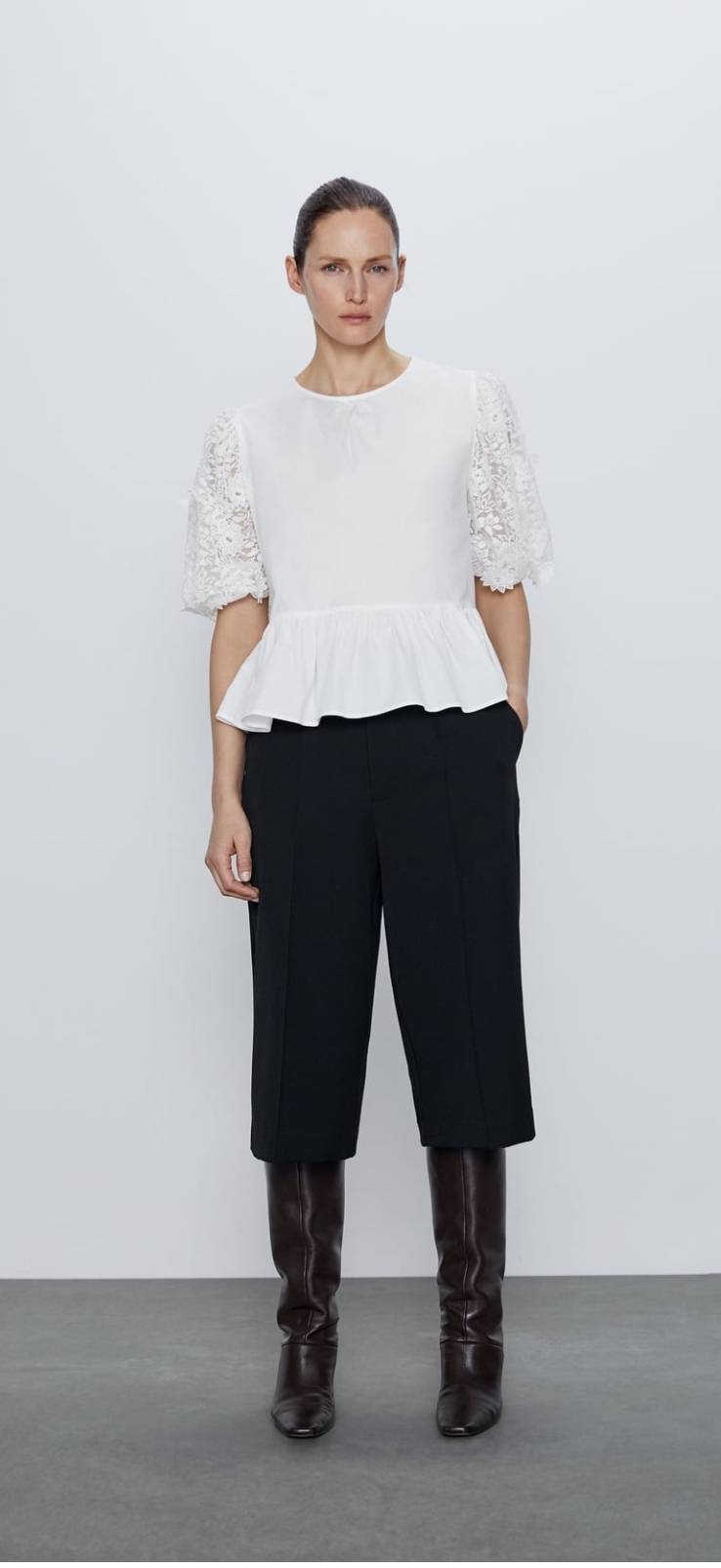 Blusa de popelina