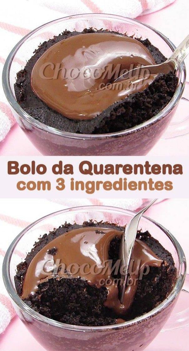 Restaurants Bolo da quarentena com 3 ingredientes 