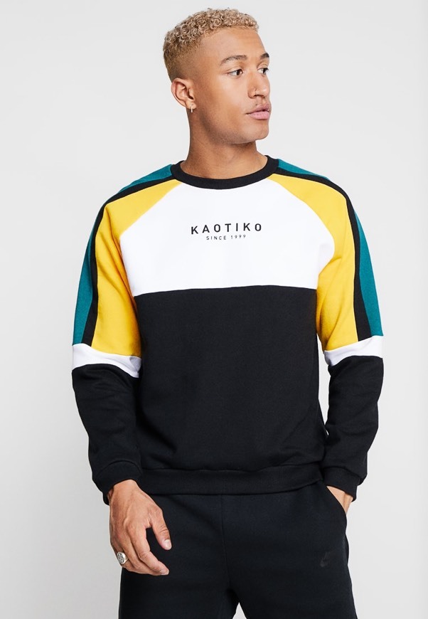 Product Kaotiko sudadera black/white/yellow