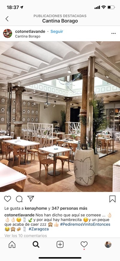 Restaurantes Cantina Borago