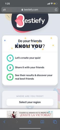 Cuestionario para ver si tus amigos te conocen bien
