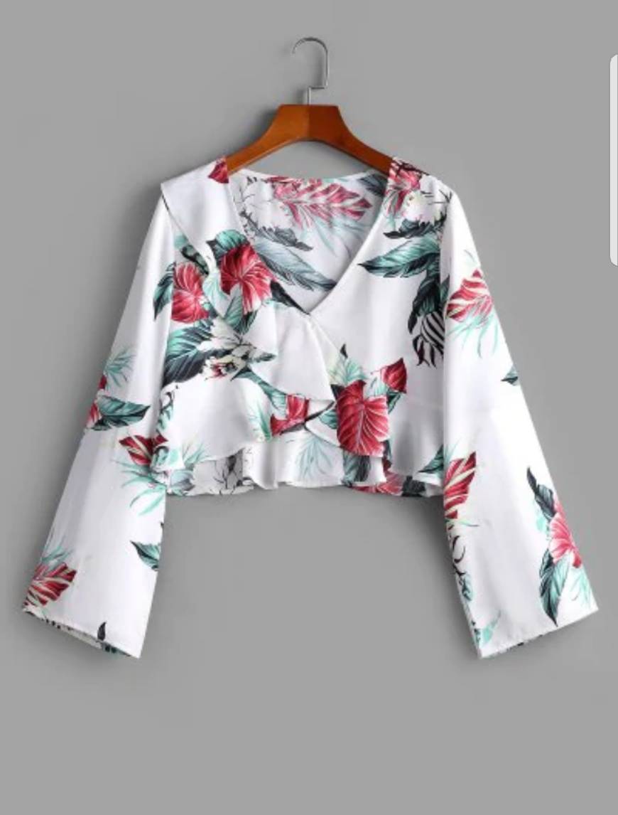 Moda Blusa floral