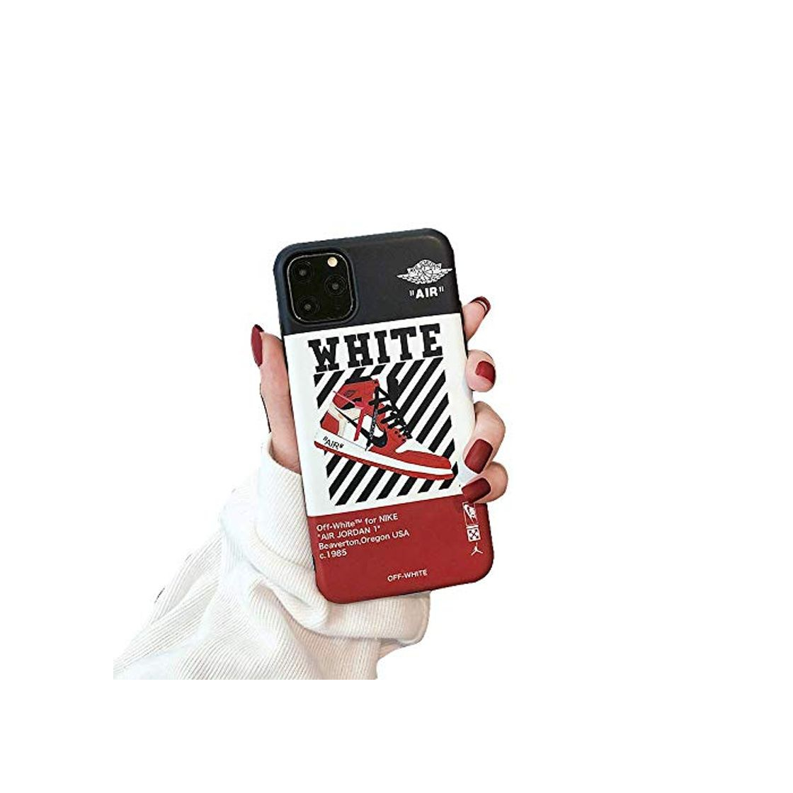 VIDALIBRE JUstJUnto Funda iPhone/Carcasa iPhone, Impresa por Zapato Jordan, Diseño de Zapatillas