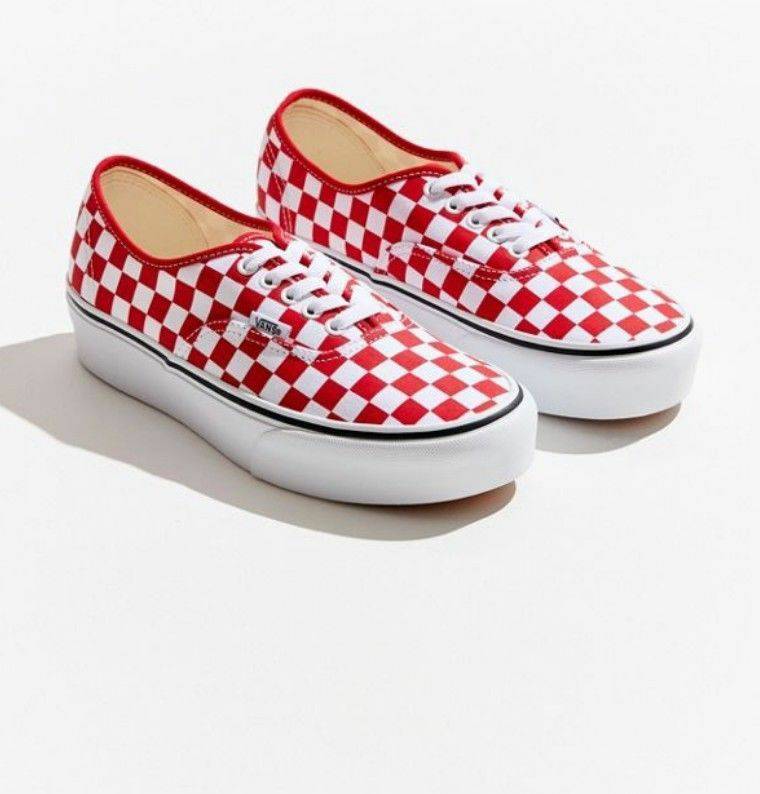 Productos Vans Authentic Checkerboard Red