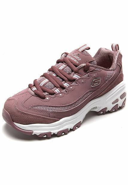 Moda Skechers D'lites Polka Nite Pink