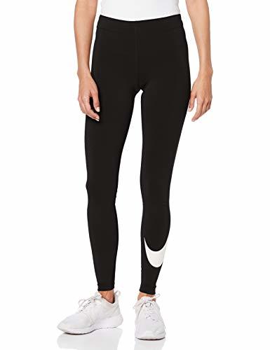 Social Nike Legasee Legging Swoosh Pantalones Deportivos, Mujer, Negro