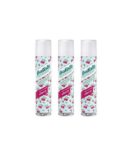 Batiste Cherry Dry Champú - 3 Recipientes de 200 ml - Total