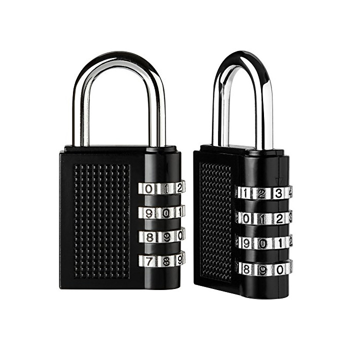 Products Anpro 2 Piezas Candado de Seguridad en 7.9cm* 4cm con Combinación 4-Dígitos