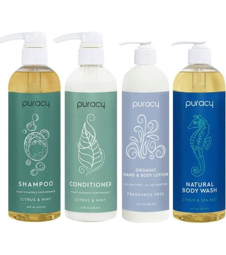 Ser orgánico de Shampoo, acondicionador, jabón corporal...