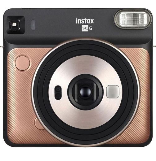 Fujifilm Instax Square SQ6 - Instant Film Camera -Blush Gold