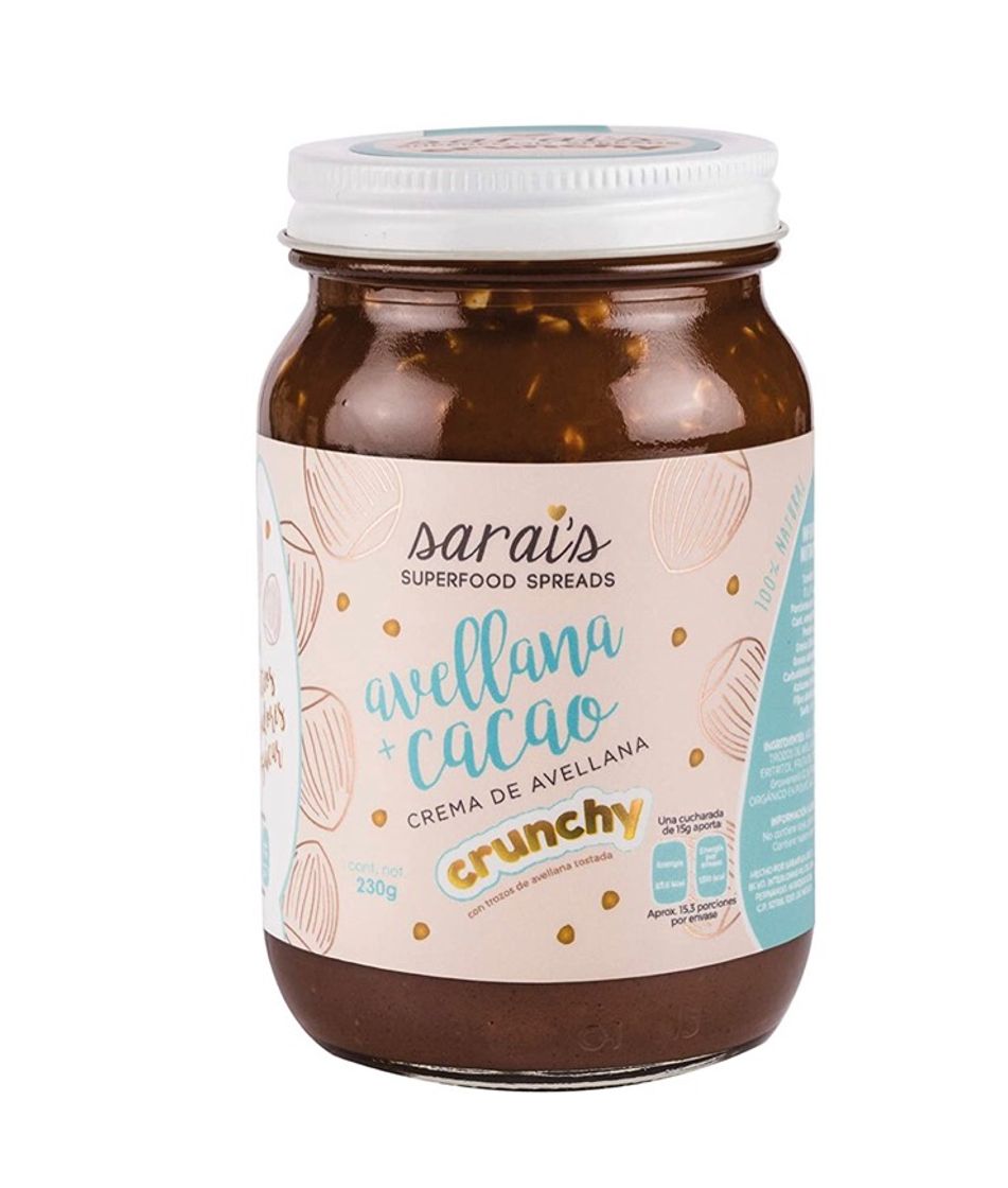 Fashion Crema de avellana y cacao crunchy sin azucar