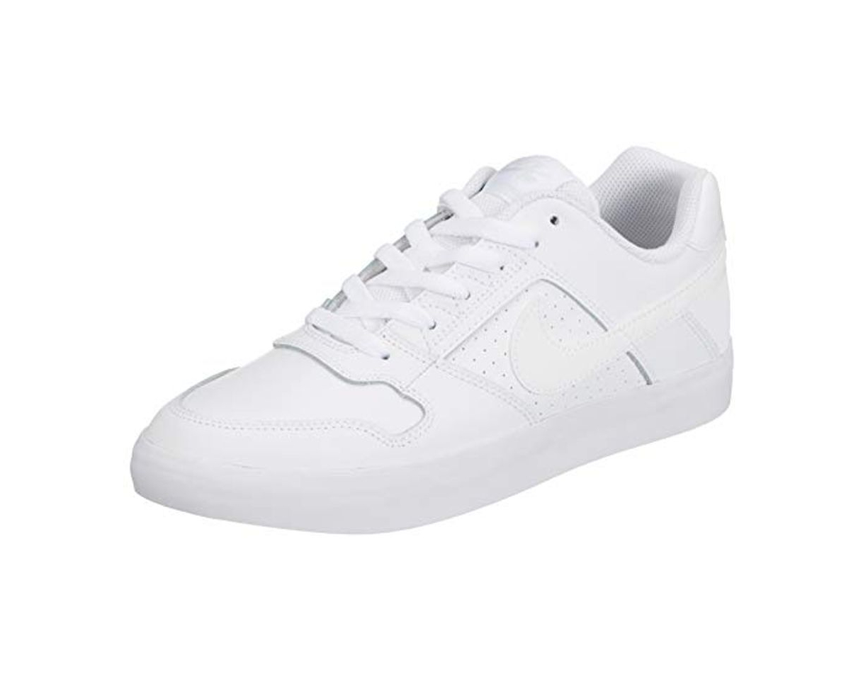 Moda Nike SB Delta Force Vulc, Zapatillas de Skateboarding para Hombre, Blanco