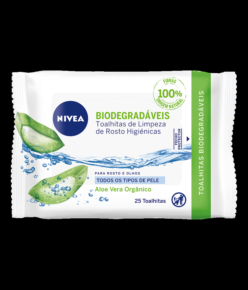 Moda Toalhitas de Limpeza Biodegradáveis Refrescantes – NIVEA