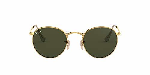 Lugares Ray-Ban Round Metal Gafas De Sol, Oro