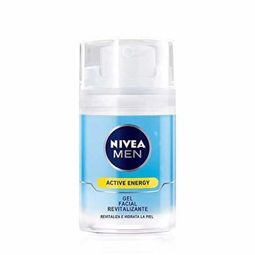 NIVEA MEN Active Energy Gel Facial Revitalizante con Vitamin+ Complex