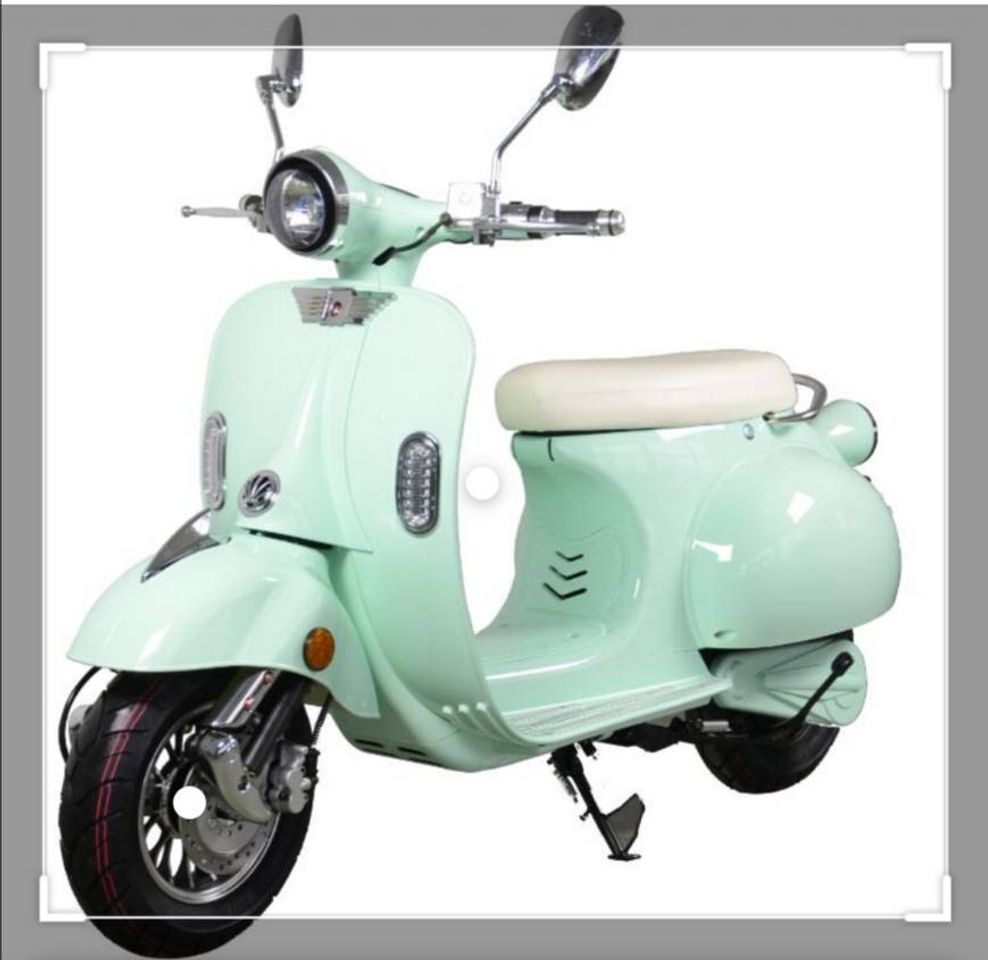 Social SCOOTER RETRO VERDE HOMOLOGADA e venda a CRÉDITO