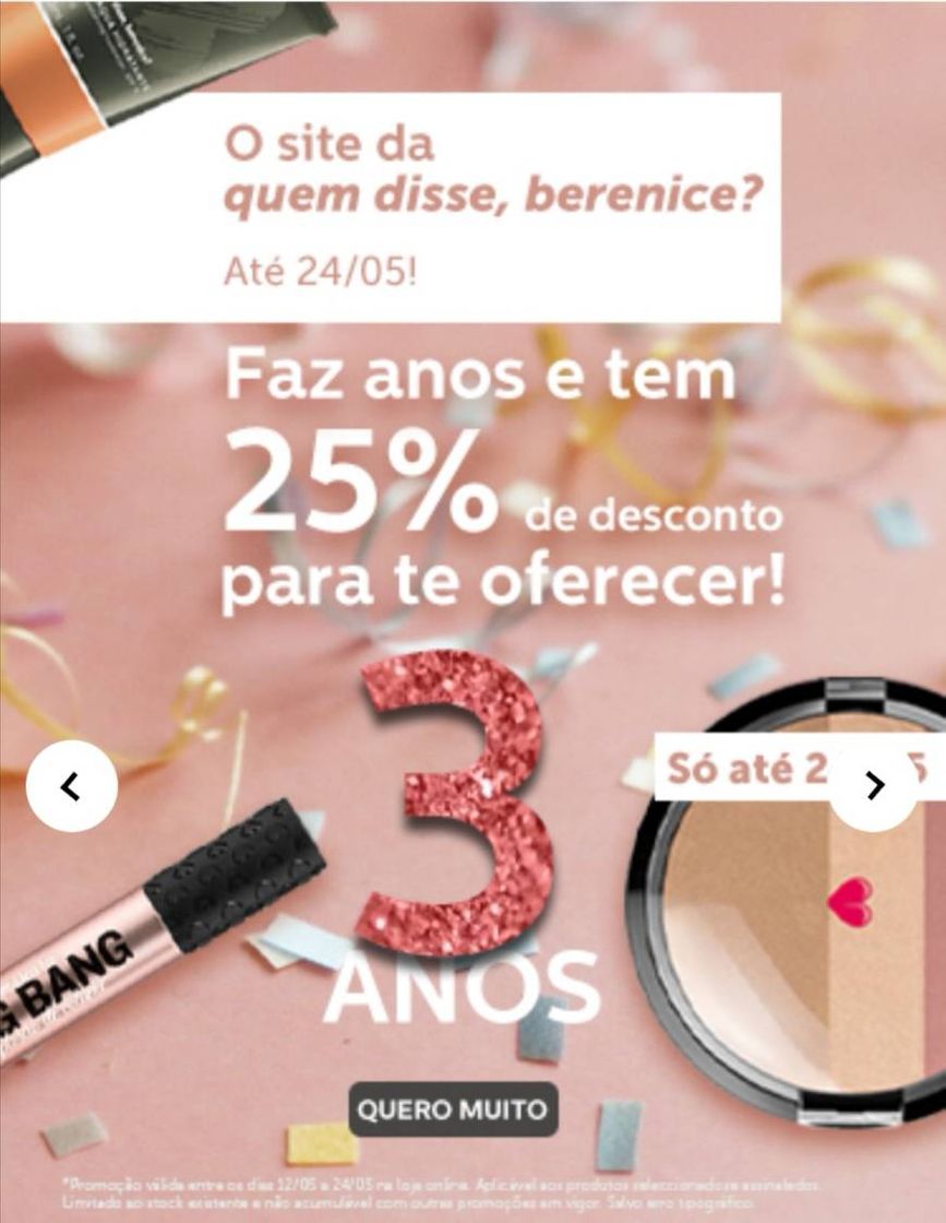 Productos quem disse, berenice?