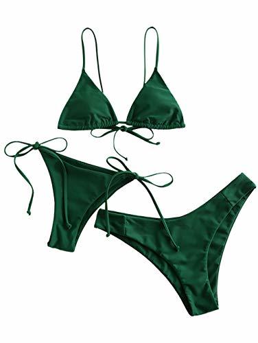 Producto ZAFUL - Bikini acolchado con tirantes de espagueti para mujer