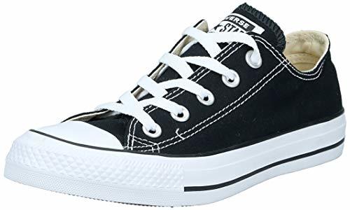 Social Converse Chuck Taylor All Star, Zapatillas de Lona Infantil, Negro