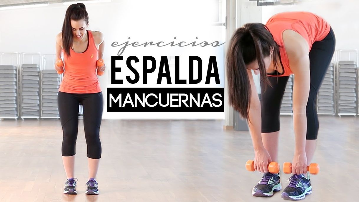 Social Rutina de ejercicios para la espalda con mancuernas - YouTube
