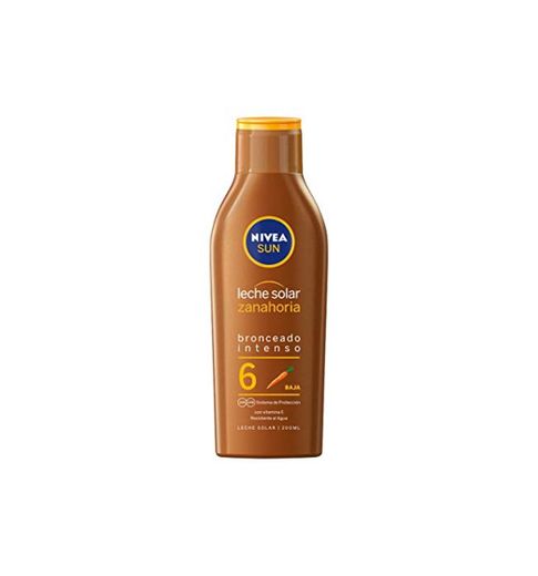 NIVEA DEEP TANNING carotene  - Loción con protección solar SPF6, 200 ml