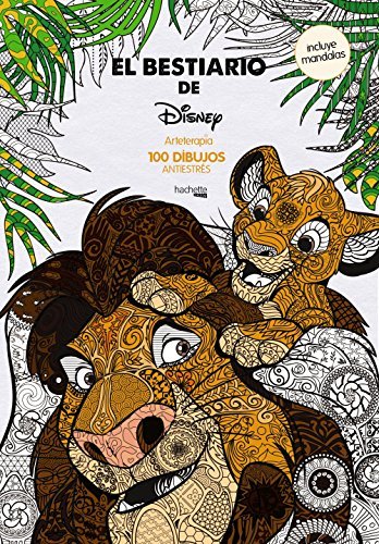 Libros Arteterapia El Bestiario de Disney