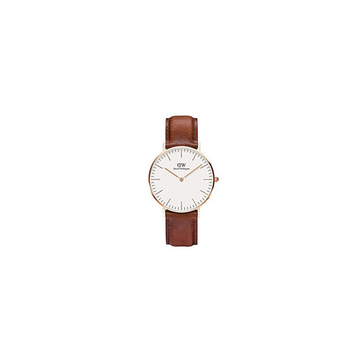 Daniel Wellington - Reloj analógico para mujer de cuero