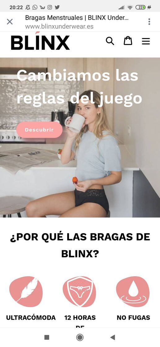 Product Juego de 3 bragas menstruales