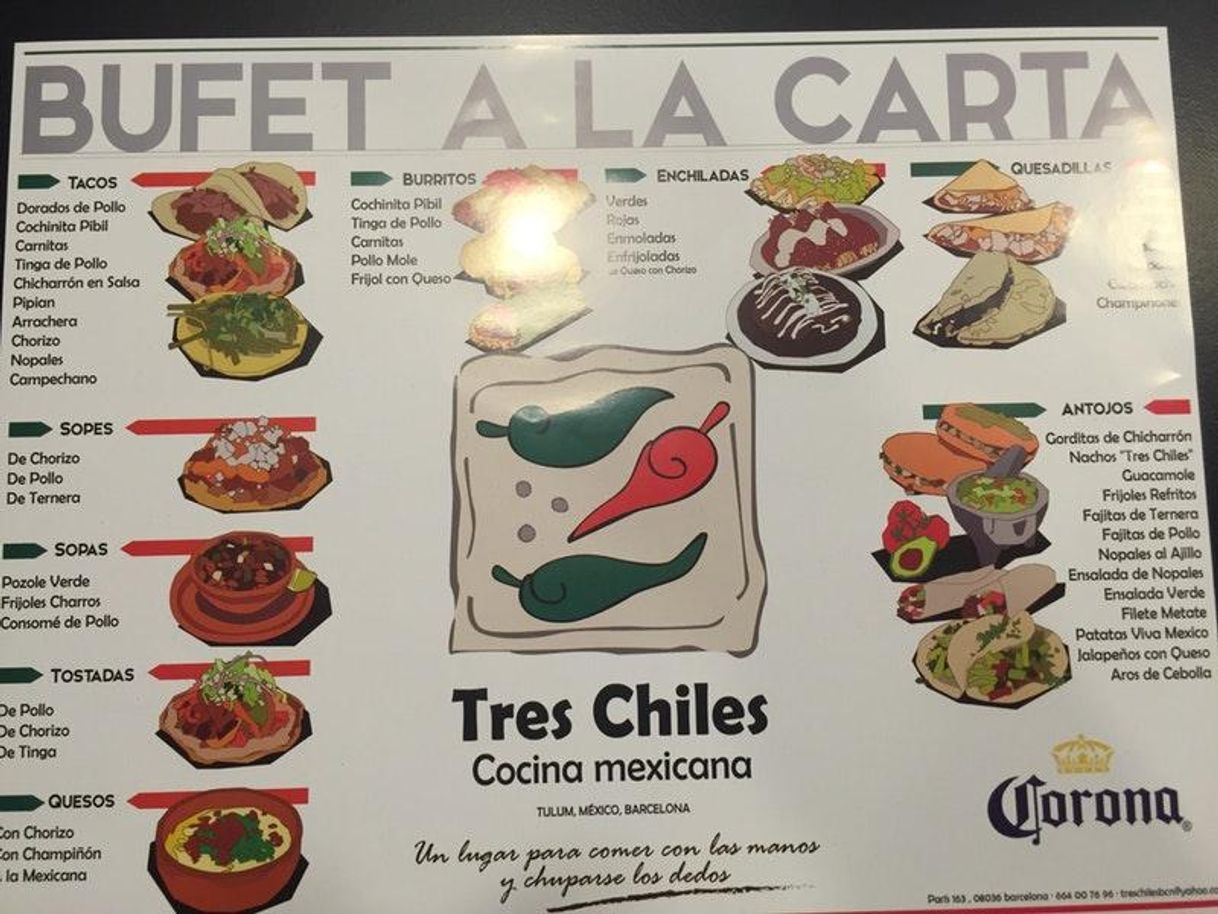 Restaurantes Tres Chiles