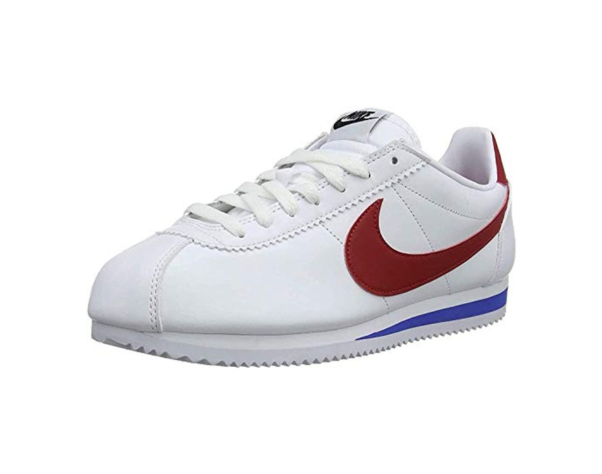 Fashion Nike Classic Cortez Leather, Zapatillas para Mujer, Blanco