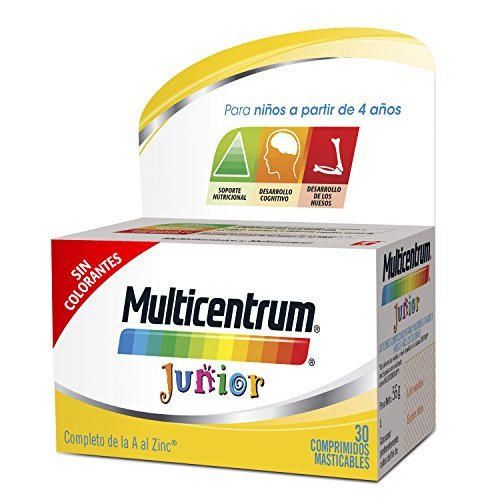 Multicentrum Junior Complemento Alimenticio con 12 Vitaminas y 4 Minerales