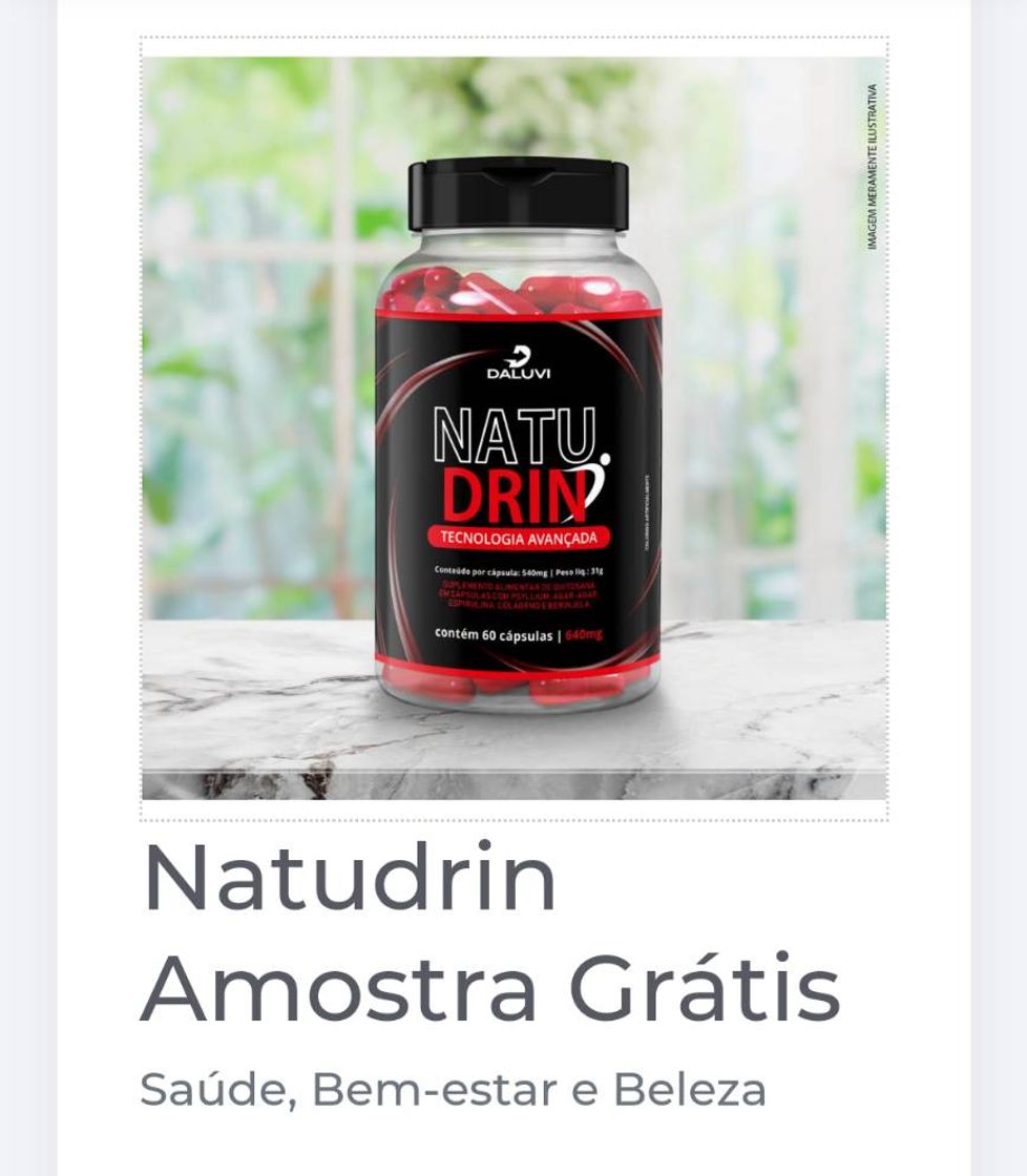 Moda Natudrin - Amostra Grátis