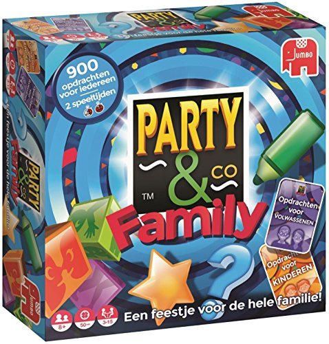 Party & Co. Family Niños y Adultos Juegos de Preguntas - Juego