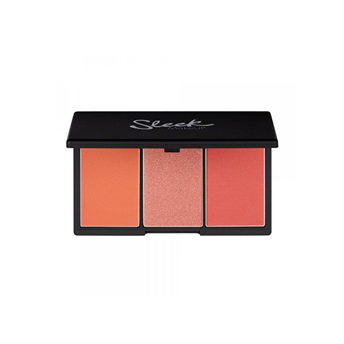 Social Maquillaje Sleek Blush Blush Palette Por 20g 3 Encaje, Paquete 1er