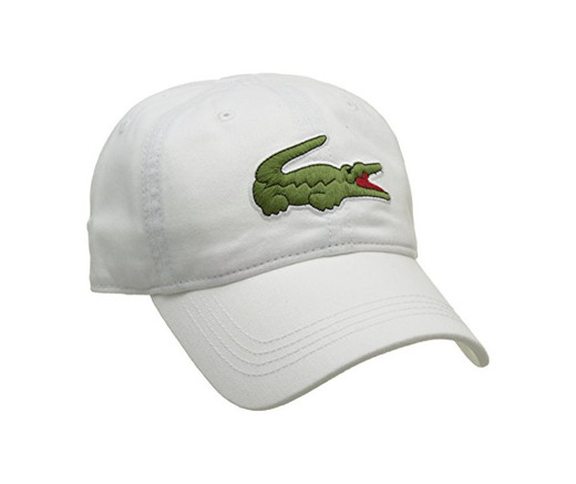 Lacoste RK8217 Gorra de béisbol, Blanco