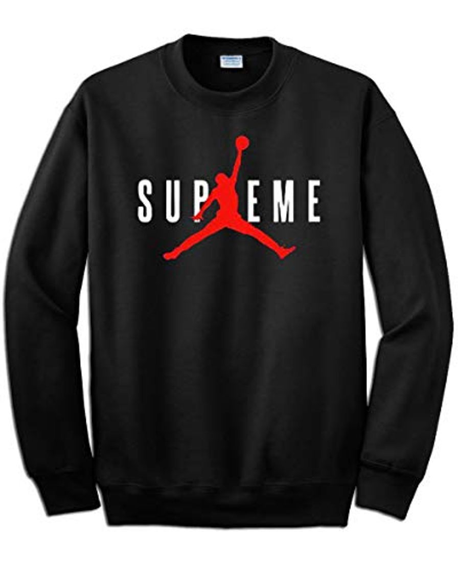 Social ARTIST - Sudadera con impresión Supreme Michael Jordan 23
