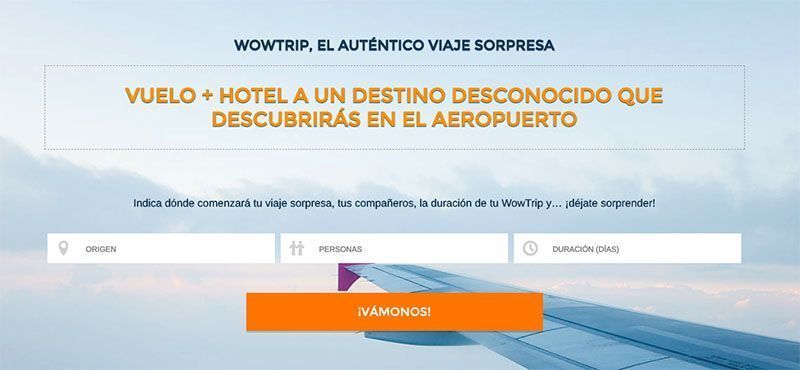 Fashion WowTrip - El auténtico viaje sorpresa - ¡Descúbrelo en el aeropuerto!