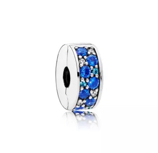 Tope brillantes azules “Pandora”
