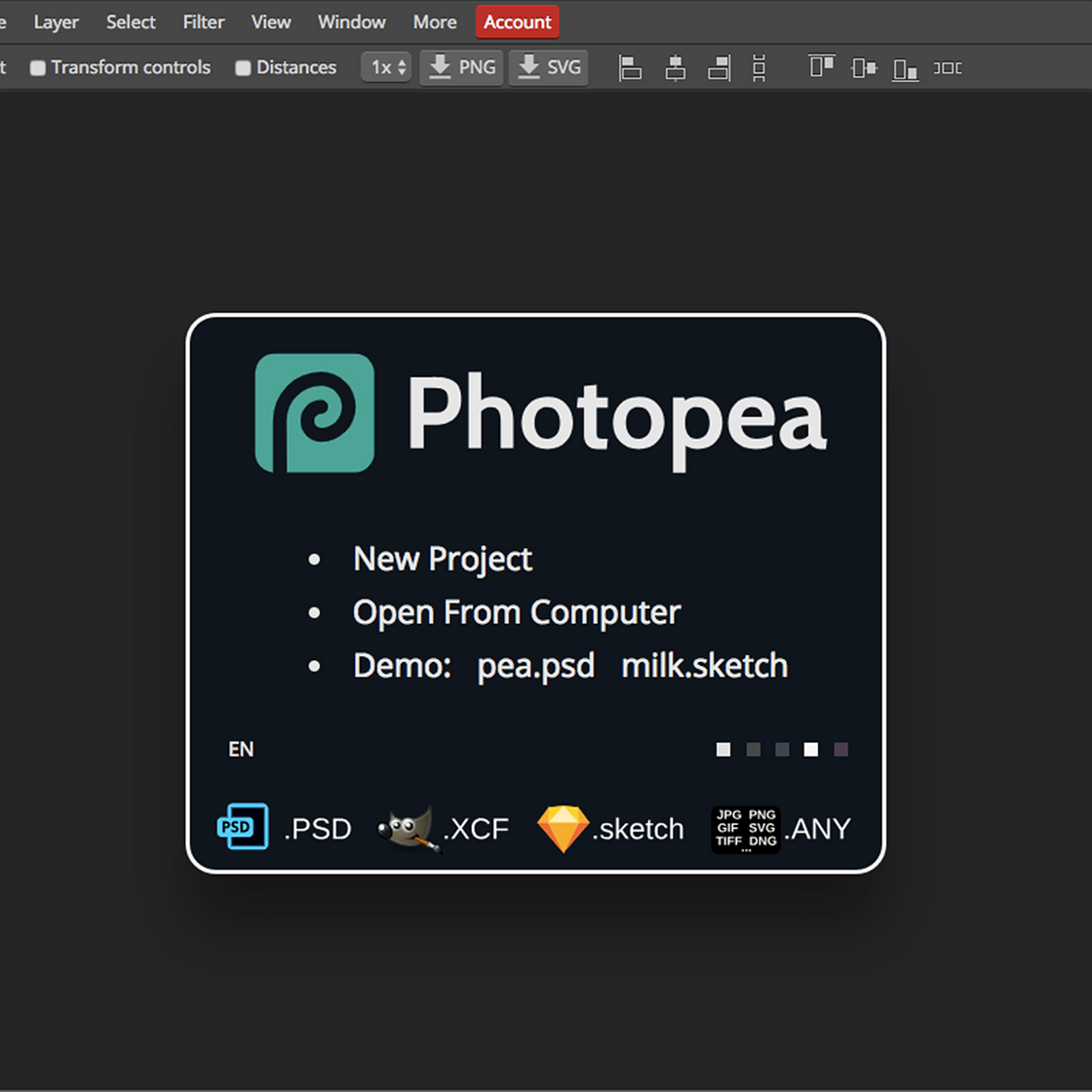 Social Photopea | Online Photo Editor