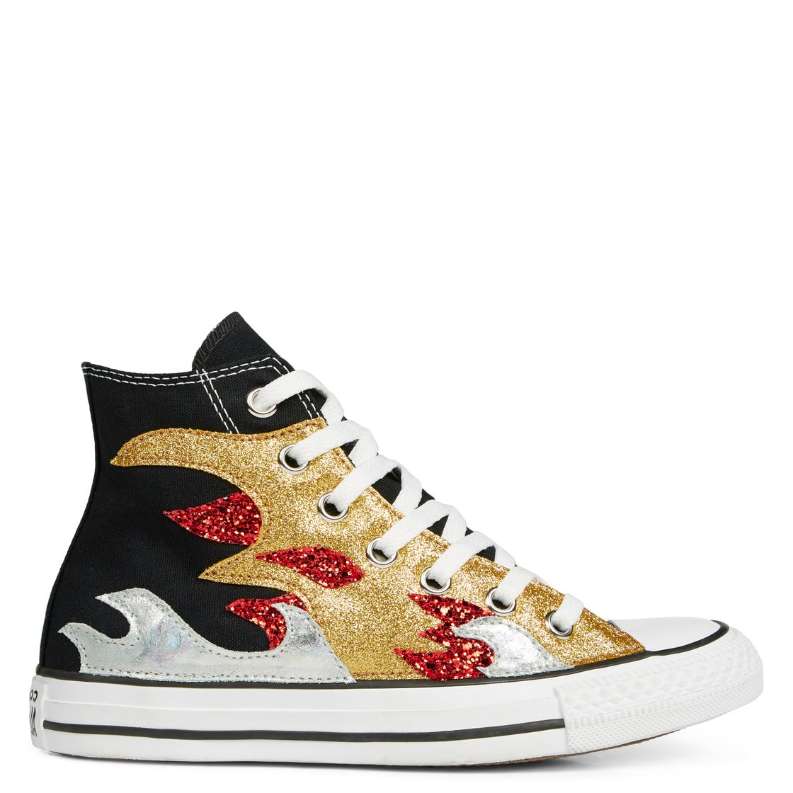 Moda Chuck Taylor All Star Glitter Flame High Top - Converse DE / AT