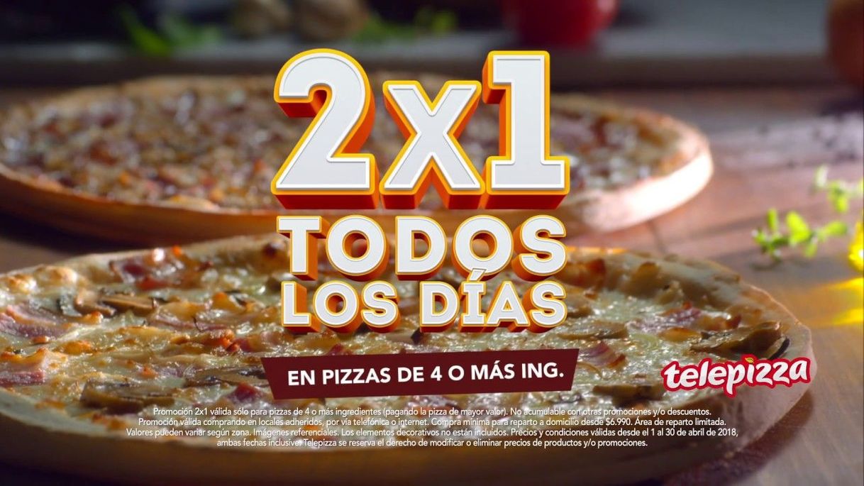 Fashion Promociones a domicilio y para llevar | Telepizza.es