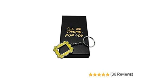 Friends Yellow Peephole Frame Keychain – Custom ... - Amazon.com