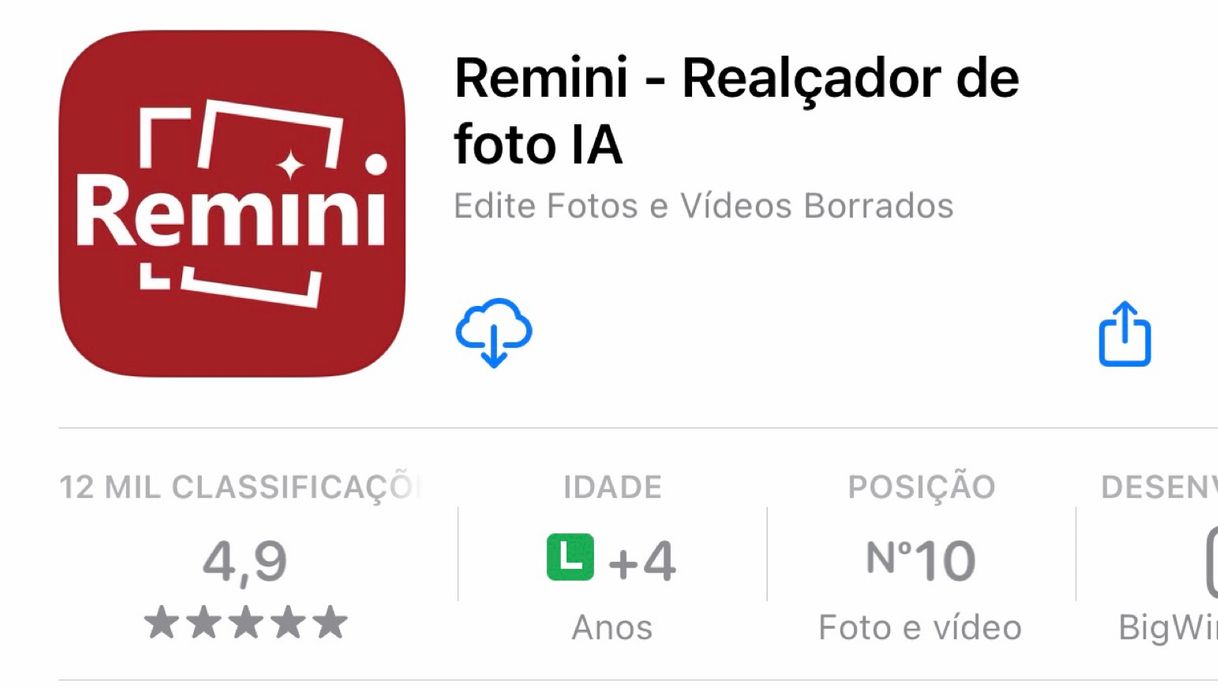 Fashion App para dar qualidade a foto