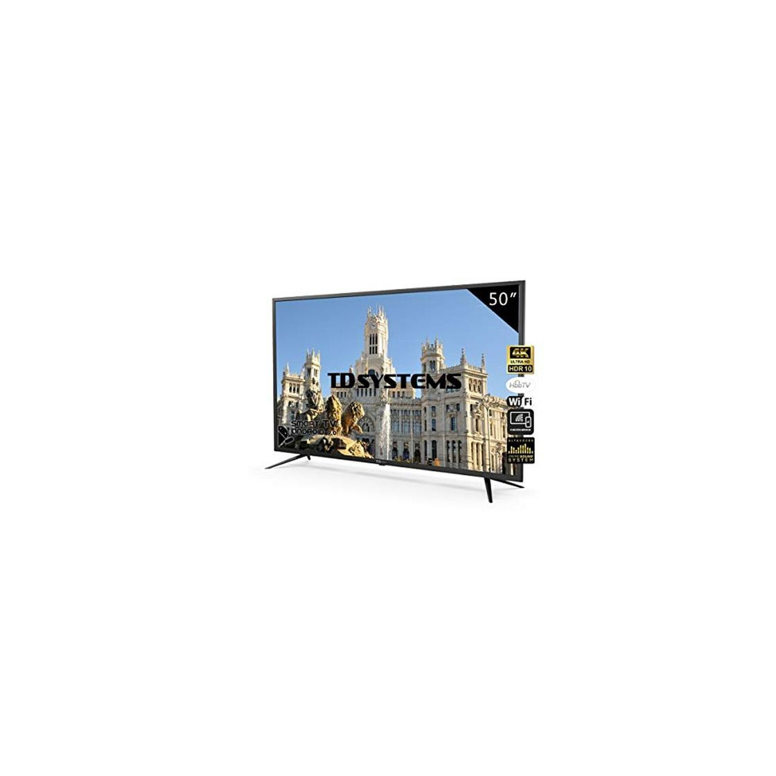 Social Televisores Smart TV 50 Pulgadas 4K UHD Android 9.0 y HbbTV