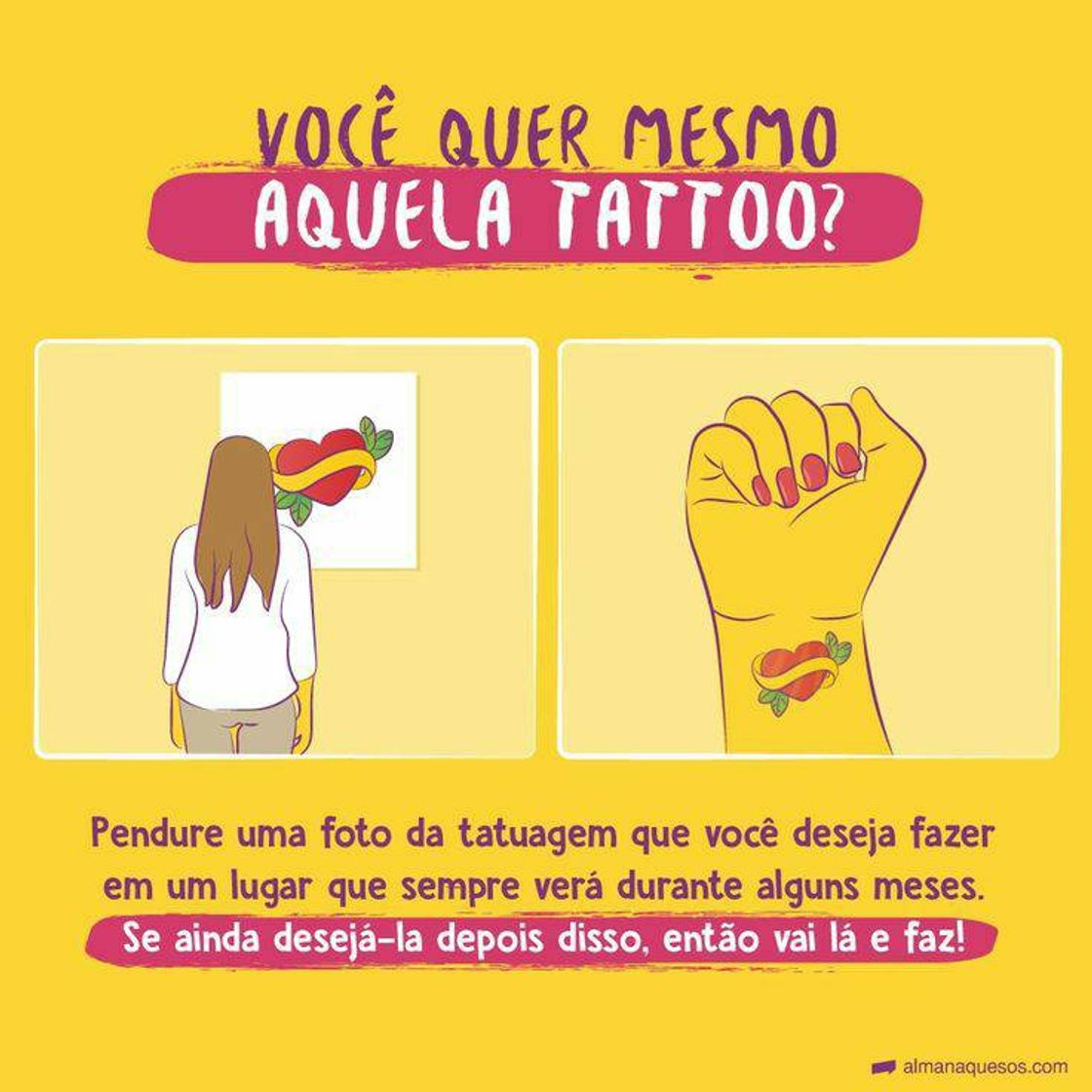 Fashion Para não se arrepender da escolha da tatto