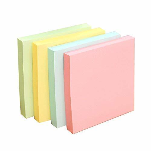 Product 4 pcs Nota Pegajosa 76x76mm Sticky Nota Bloc de Notas Color aleatorio