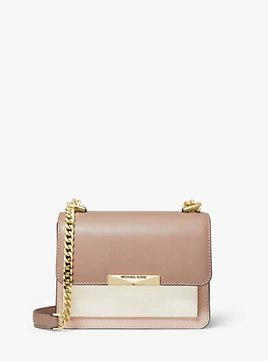 Product MK Jade Extra-Small Tri-Color Leather Crossbody Bag